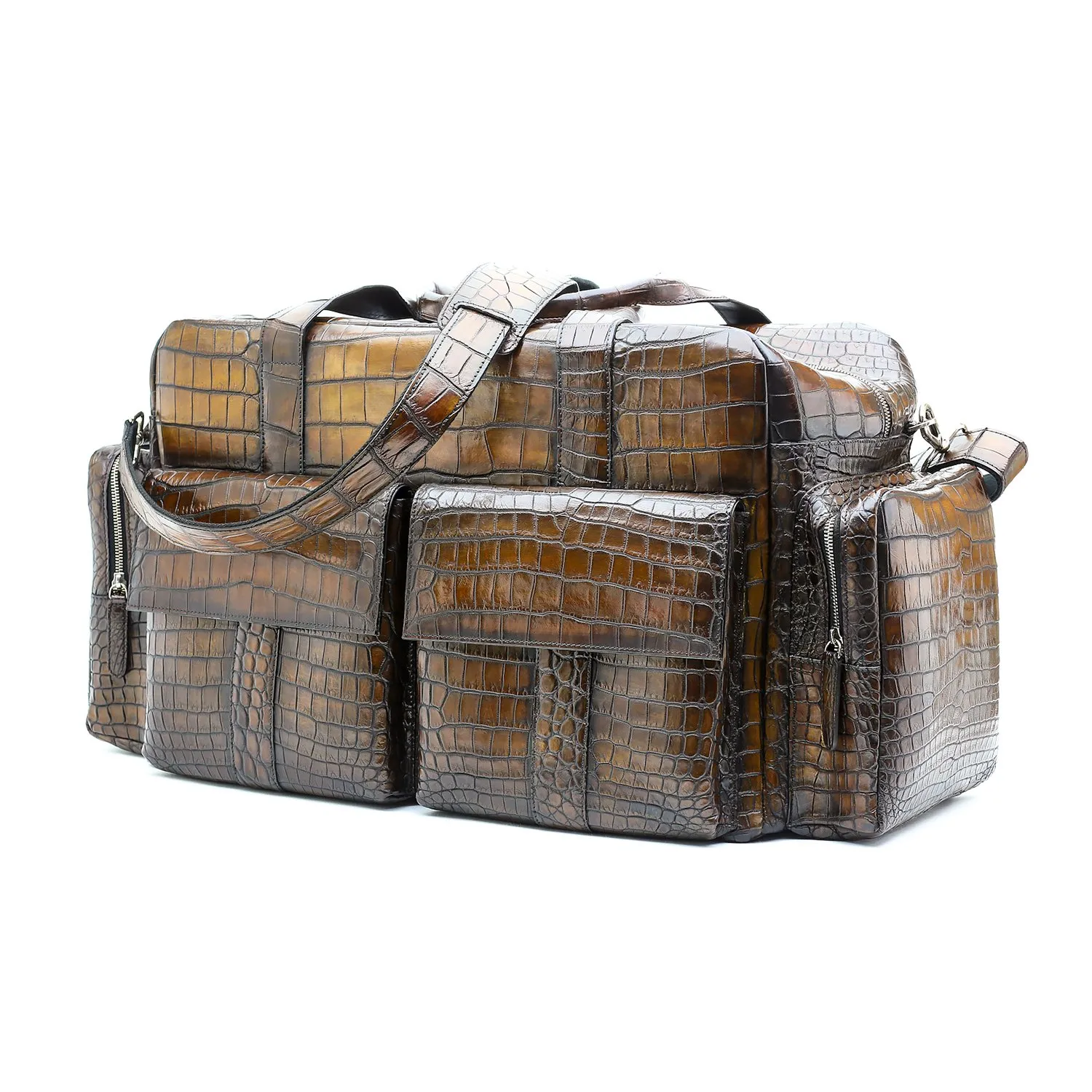 Sac de Voyage Tank en Crocodile – Image 7