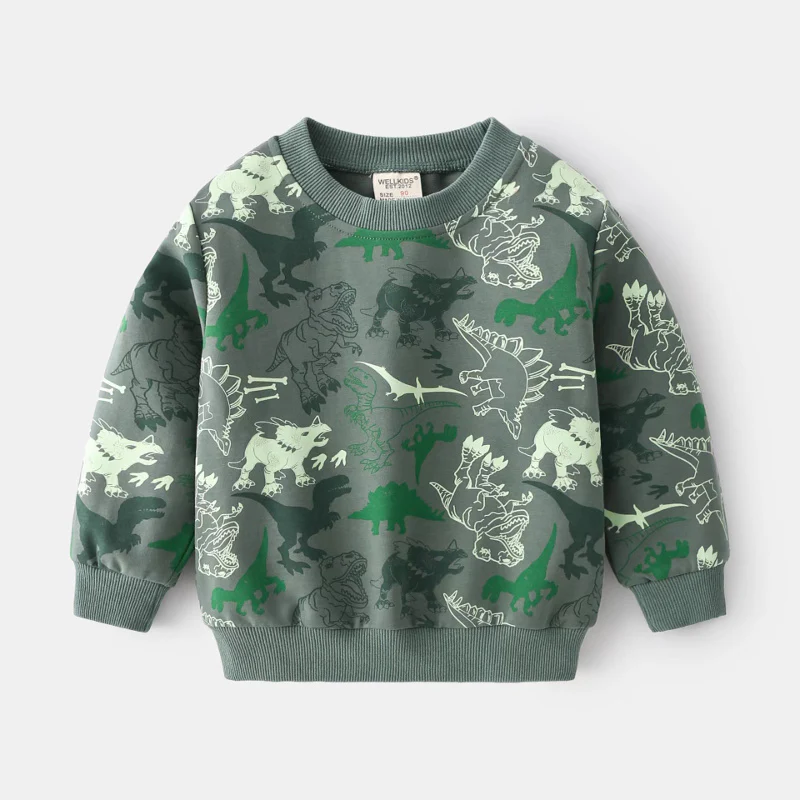 Ensemble 2 pièces imprimé dinosaures enfant garçon – Image 2