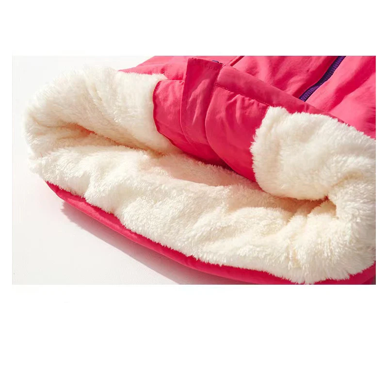 Parka stylée et fourrée avec capuche pour fille – Image 3