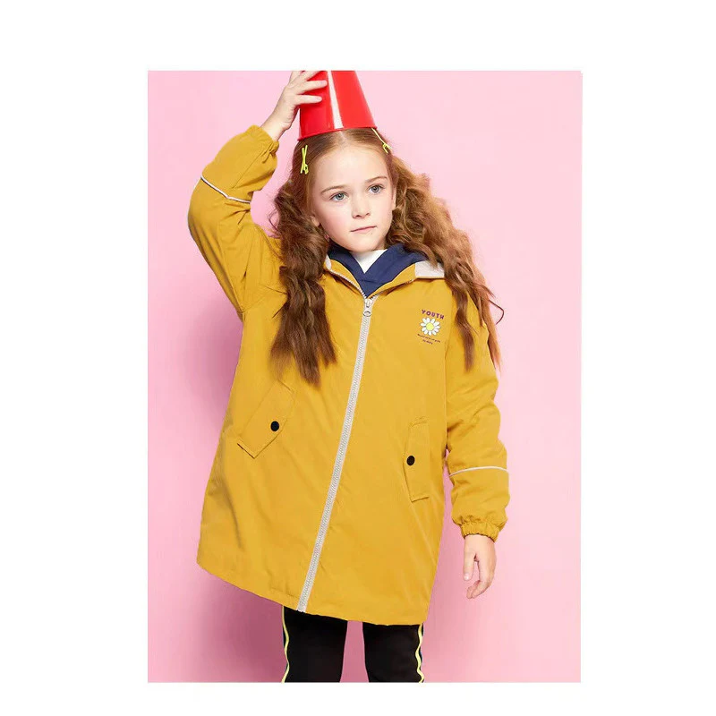 Parka stylée et fourrée avec capuche pour fille – Image 4