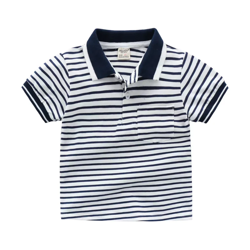 Polo à rayures en coton enfant garçon – Image 4