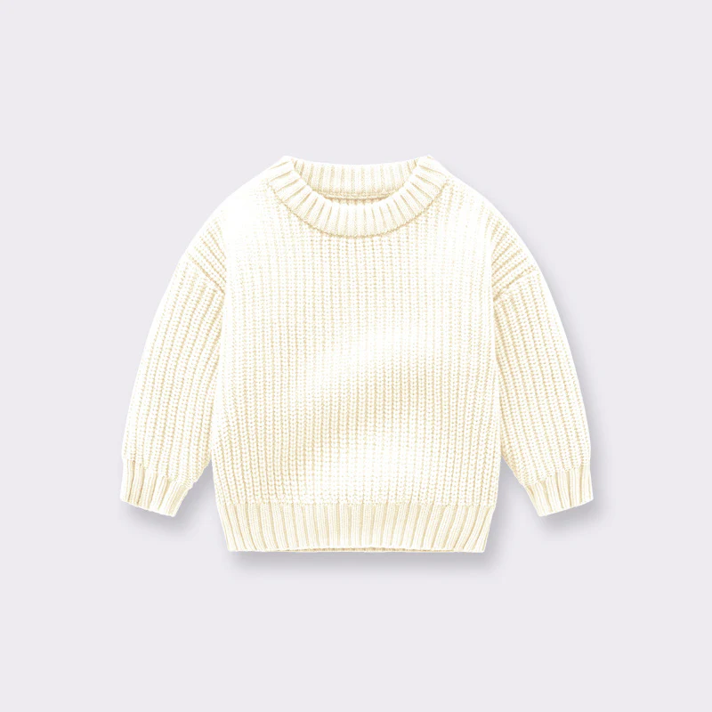 Pull en maille côtelée ample pour enfants – Confortable & Stylé – Image 6