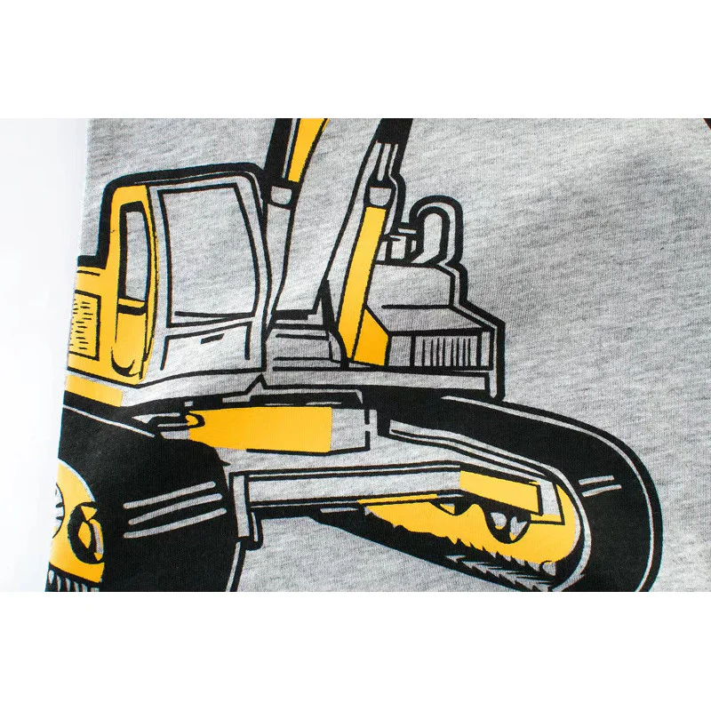 T-Shirt manches courtes imprimé pelleteuse pour garçon – Image 4
