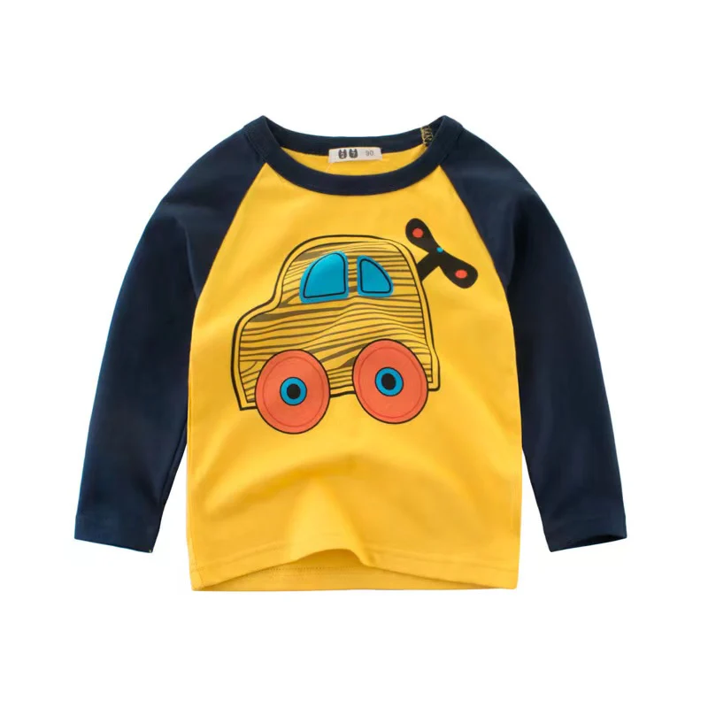 T-Shirt manches longues imprimé véhicules pour garçon – Image 2