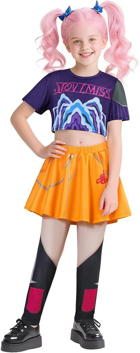 Déguisement Cosplay K-Pop Demon Hunters pour Fille – Costumes Rumi, Mira & Zoey, Halloween & Carnaval – Image 5
