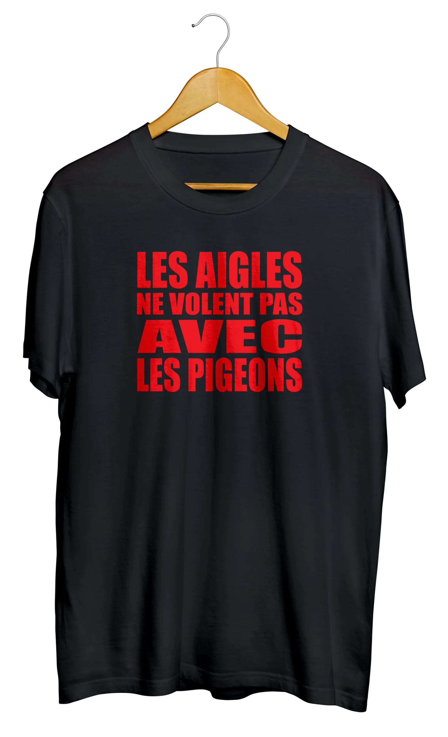 T-shirt "Les aigles ne volent pas avec les pigeons" – Image 2