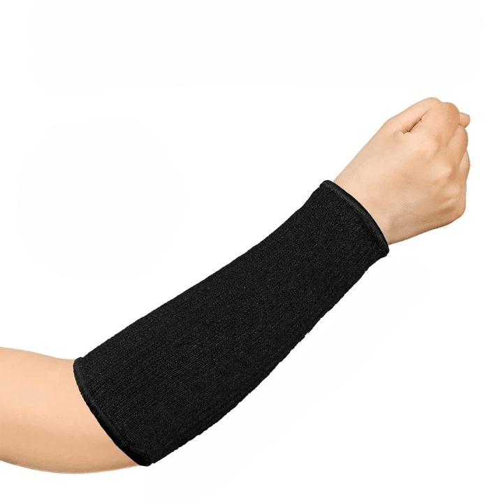 Lot de Deux Protèges Avant Bras Noirs en Nylon – Image 2